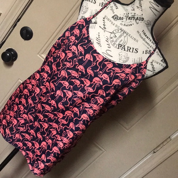J. Crew Tops - J Crew Pink Flamingo Blouse